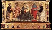 GOZZOLI, Benozzo Madonna and Child with Sts John the Baptist, Peter, Jerome, and Paul dsgh oil painting